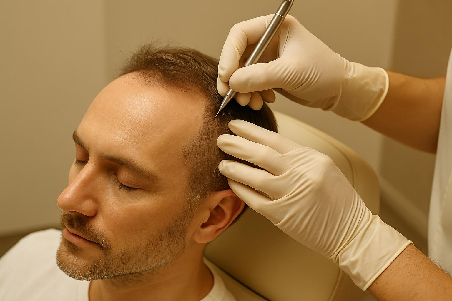 Hair implant consultation
