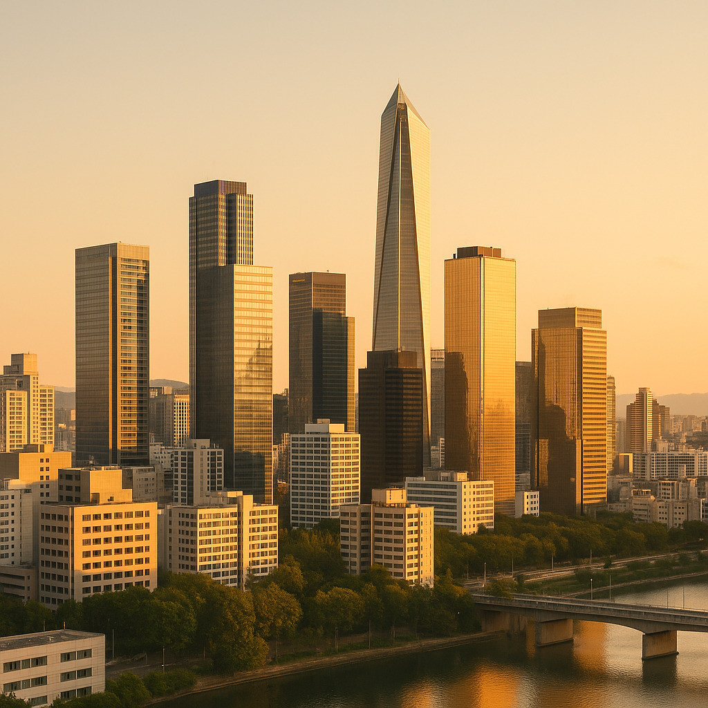 Seoul cityscape - Gangnam district